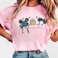 Coquette Bow Disney Brave Princess Merida — Bella+Canvas Tee fan art by Snagva