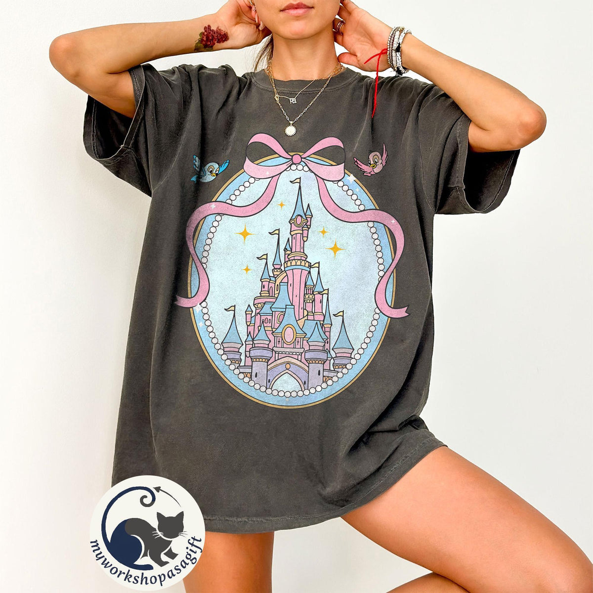 Disney Magical Castle Comfort Color — Gildan Hoodie fan art by Snagva