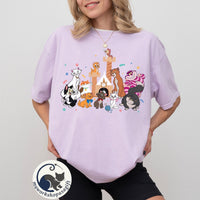Disney Cats Character Group Kitten Friends — Comfort Colors Tee fan art by Snagva (2)