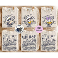 Custom Name Disney Cruise Family Trip 2026 Shirts — Comfort Colors Tee fan art by Snagva