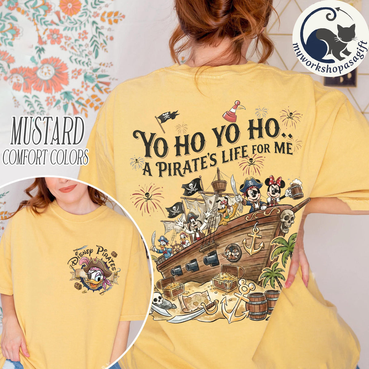 Custom Disney Pirates — Gildan Hoodie fan art by Snagva (6)