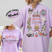 Retro Walt's Ink & Paint Tattoo Shop — Gildan Hoodie fan art by Snagva (3)