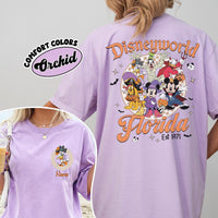 Custom Disneyworld Mickey Friends Halloween — Gildan Sweatshirt fan art by Snagva (4)