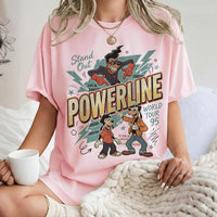 Comfort Colors A Goofy Movie Powerline World Tour 95 — Comfort Colors Tee fan art by Snagva
