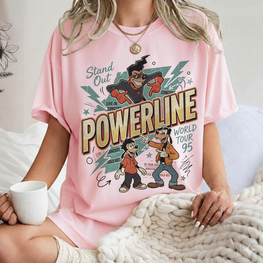 Comfort Colors A Goofy Movie Powerline World Tour 95 — Gildan Sweatshirt