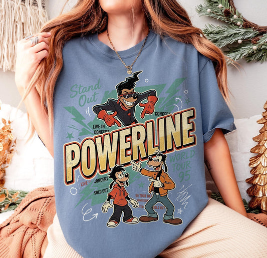 Comfort Colors A Goofy Movie Powerline World Tour 95 — Gildan Sweatshirt