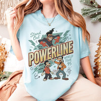Comfort Colors A Goofy Movie Powerline World Tour 95 — Bella+Canvas Tee fan art by Snagva (6)