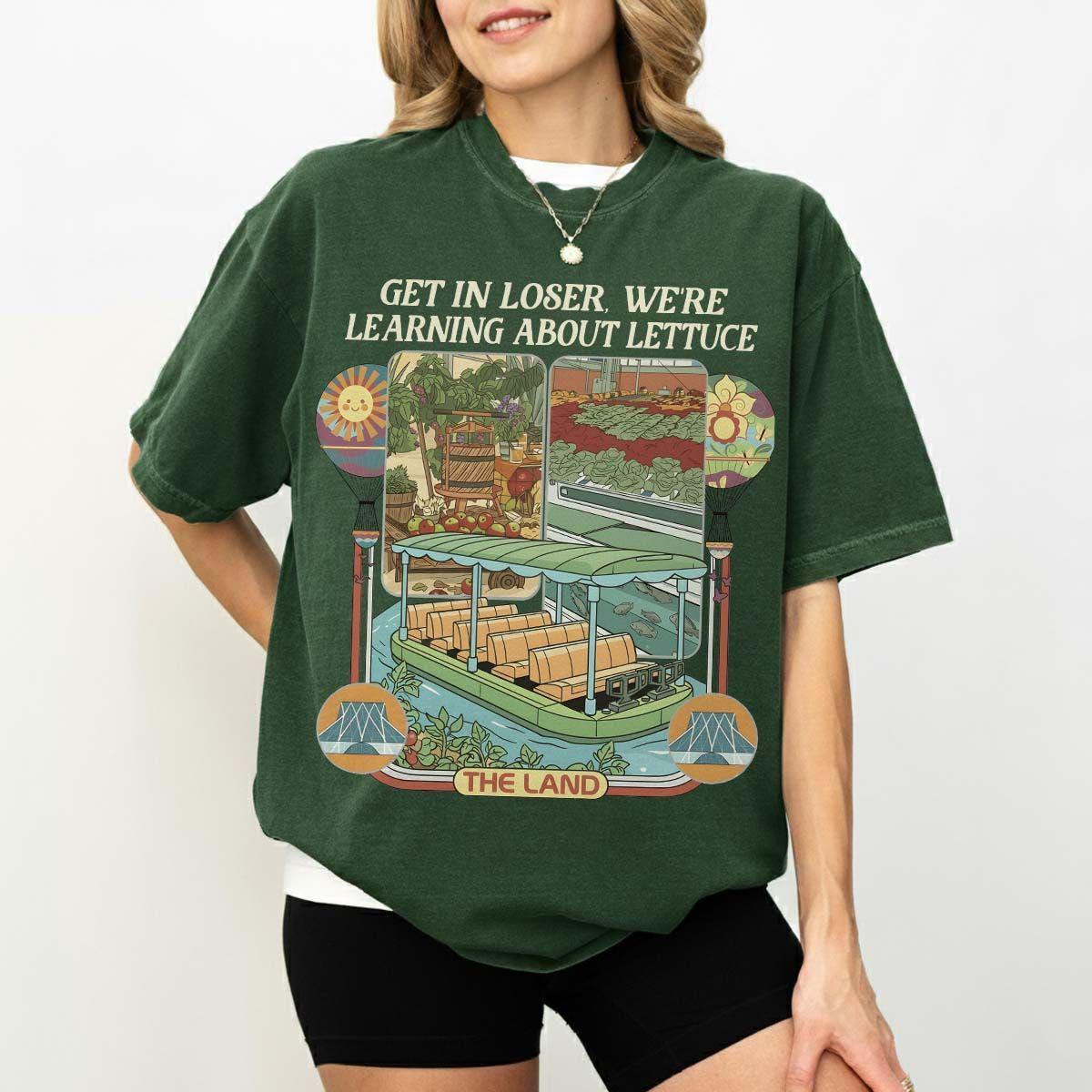 Retro Epcot Inspired Living With The Land Aesthetic Comfort  — Bella+Canvas Tee fan art by Snagva