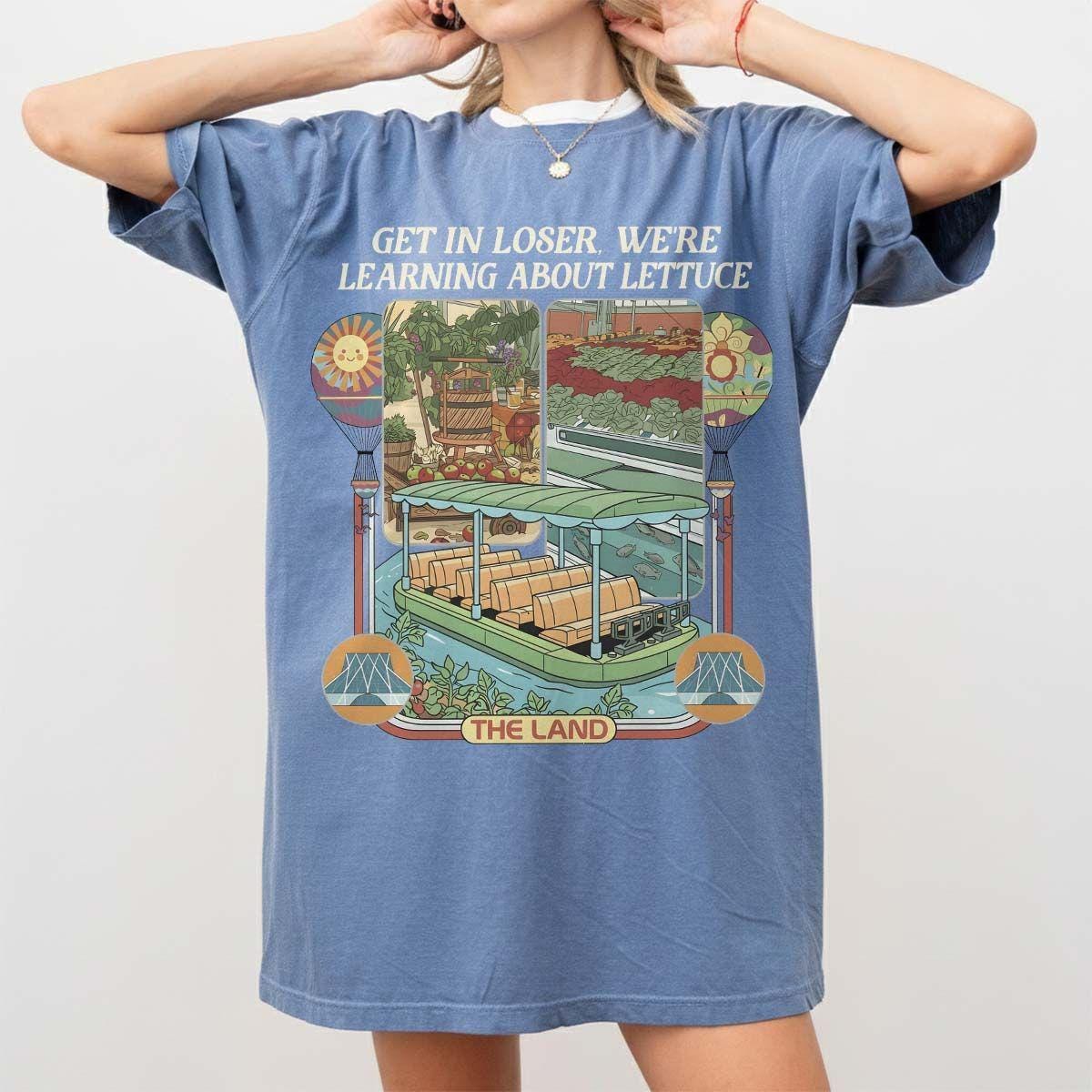 Retro Epcot Inspired Living With The Land Aesthetic Comfort  — Gildan Hoodie fan art by Snagva (4)