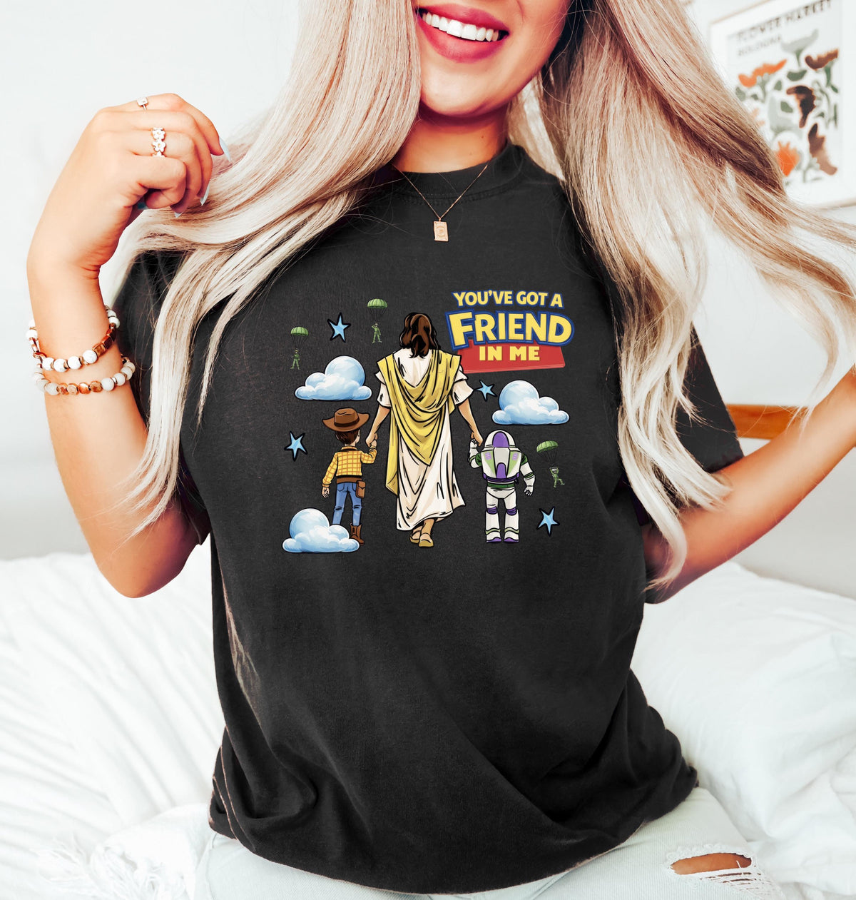 Jesus You've Got A Friend In Me — Comfort Colors Tee fan art by Snagva (4)