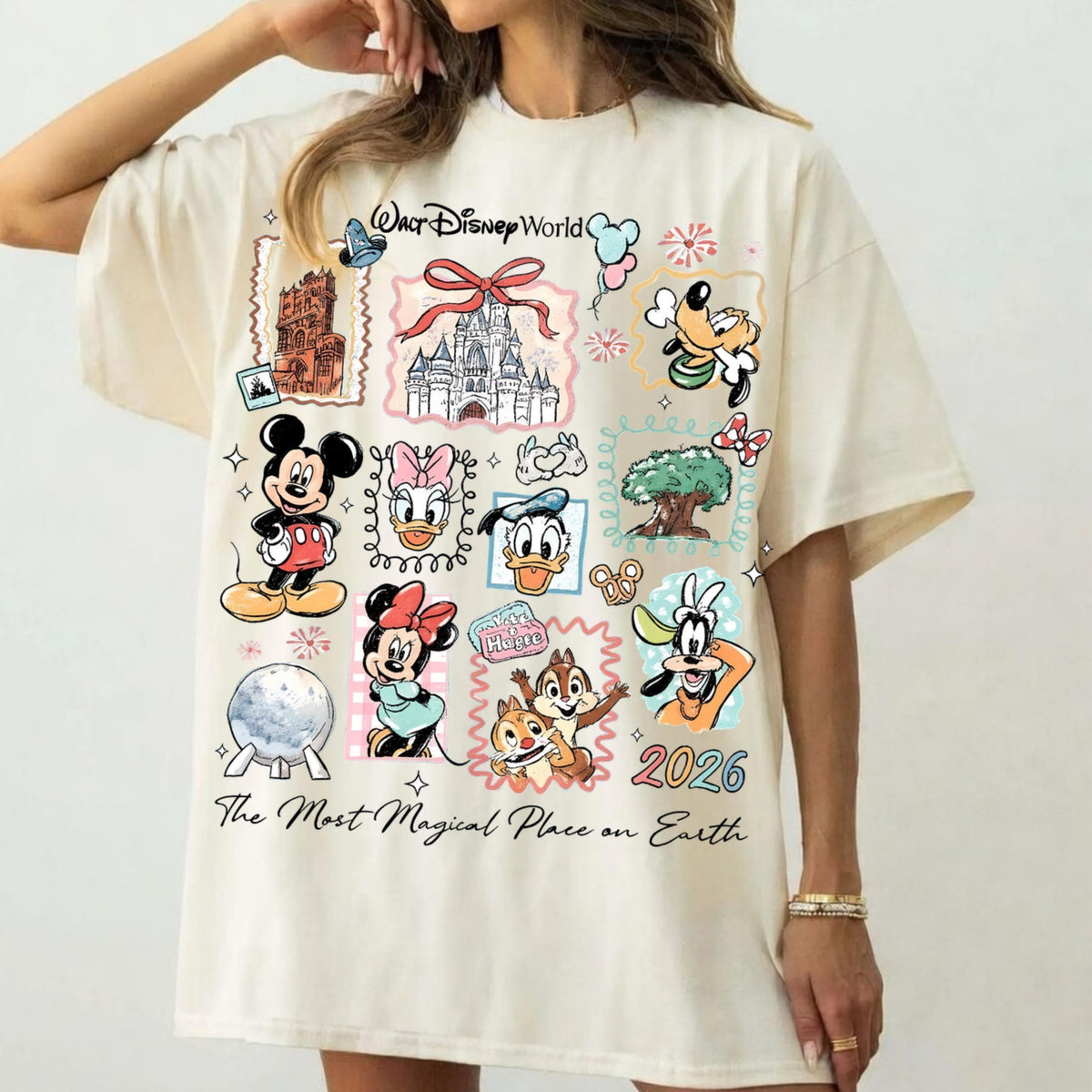 Comfort Colors Retro Mickey Friends Disneyworld Shirt 2026 T — Gildan Sweatshirt fan art by Snagva