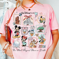 Comfort Colors Retro Mickey Friends Disneyworld Shirt 2026 T — Gildan Sweatshirt fan art by Snagva (3)