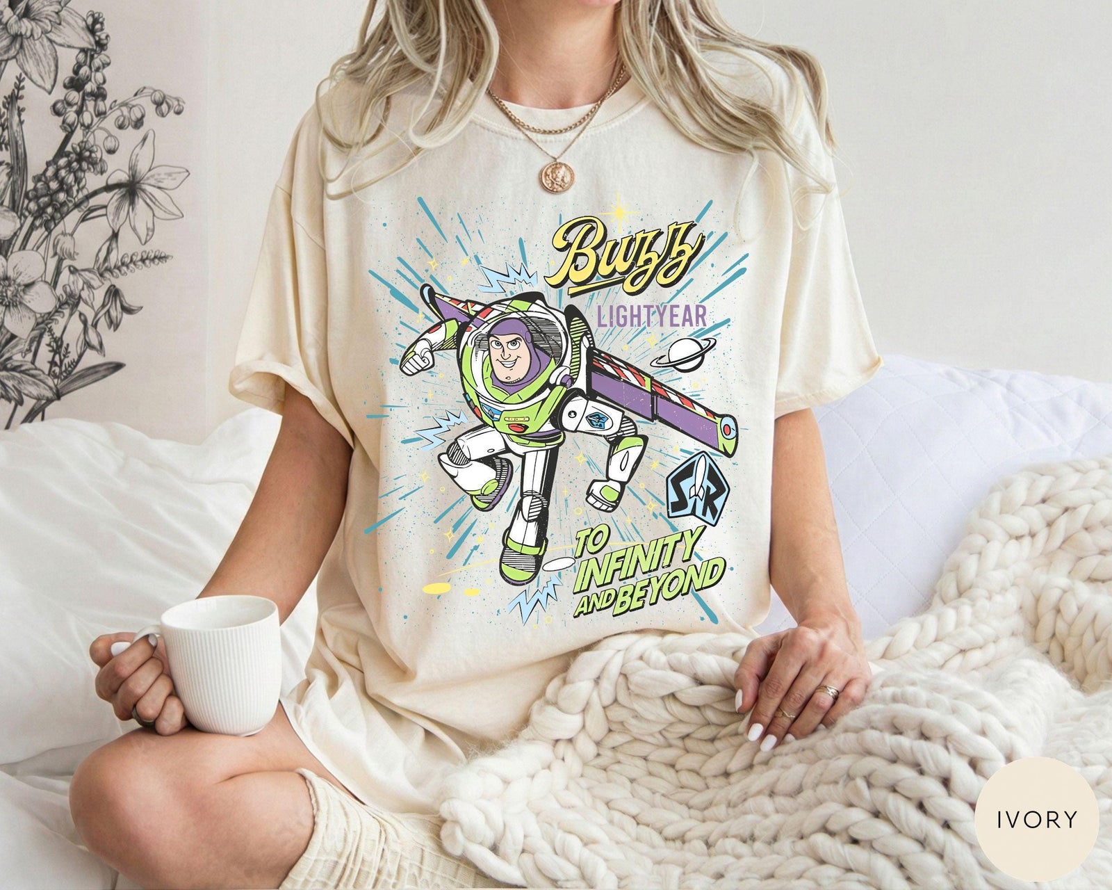 Comfort® Retro Buzz Lightyear To Infinity And Beyond — Gildan Hoodie fan art by Snagva