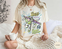 Comfort® Retro Buzz Lightyear To Infinity And Beyond — Gildan Sweatshirt fan art by Snagva