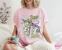 Comfort® Retro Buzz Lightyear To Infinity And Beyond — Bella+Canvas Tee fan art by Snagva (2)