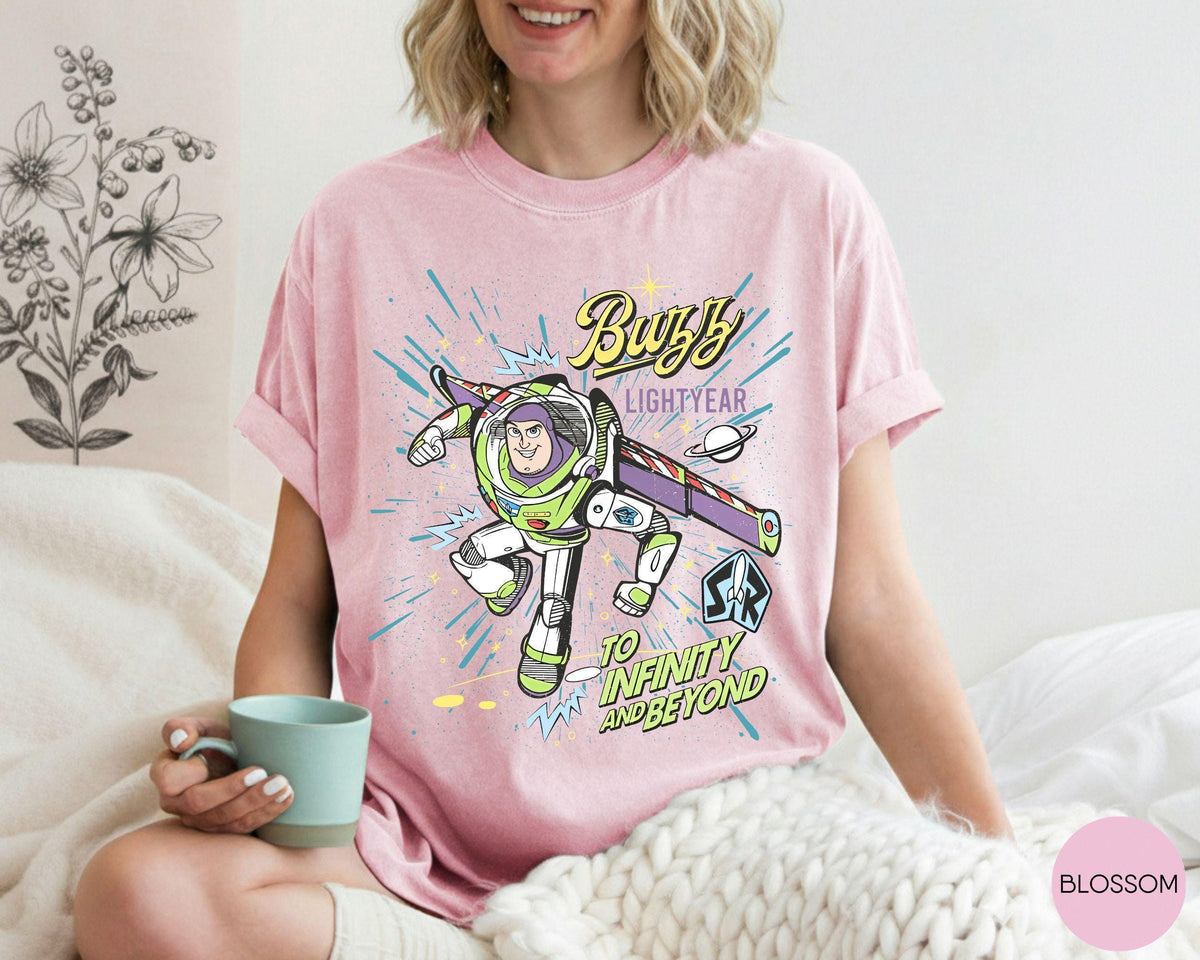 Comfort® Retro Buzz Lightyear To Infinity And Beyond — Gildan Sweatshirt fan art by Snagva (2)