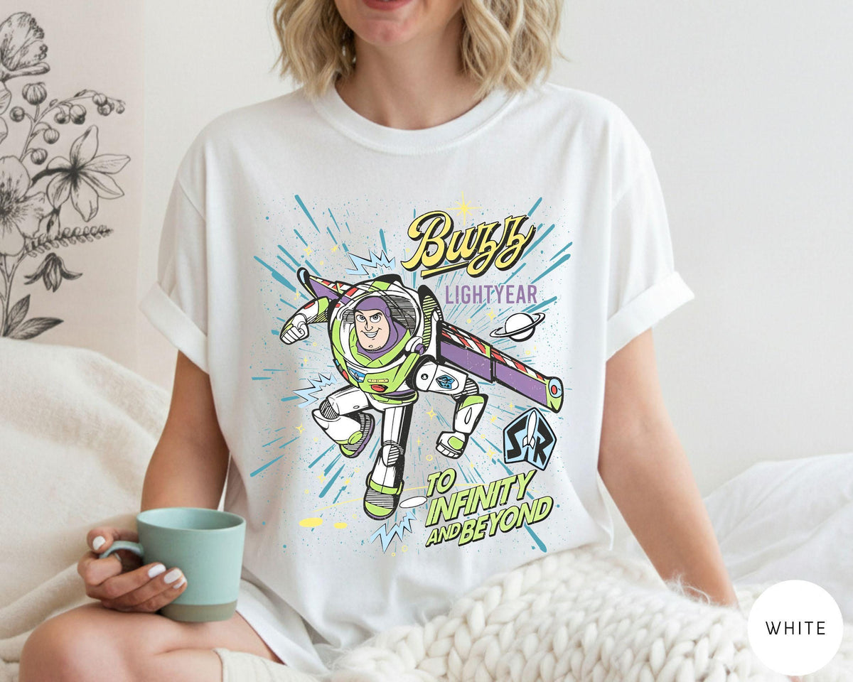 Comfort® Retro Buzz Lightyear To Infinity And Beyond — Gildan Hoodie fan art by Snagva (3)