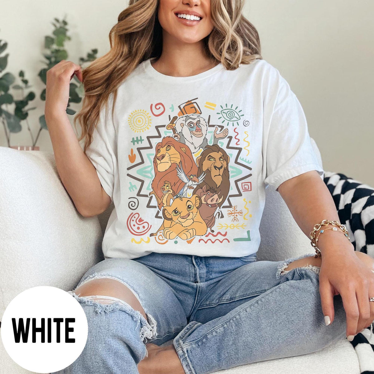 Retro 90s Lion King — Gildan Hoodie fan art by Snagva (4)