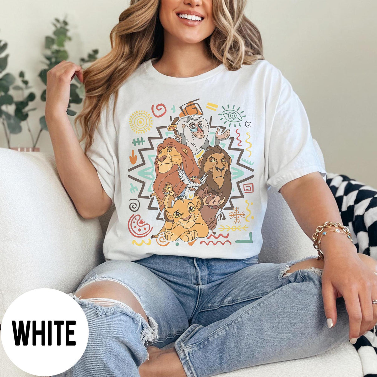 Retro 90s Lion King — Gildan Sweatshirt fan art by Snagva (4)