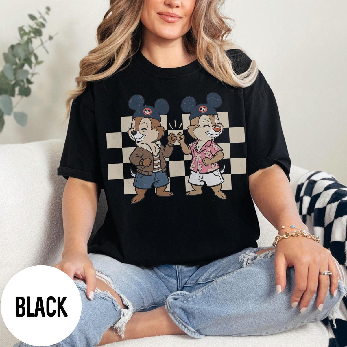 Retro Chip And Dale Comfort Colors — Gildan Sweatshirt fan art by Snagva (4)