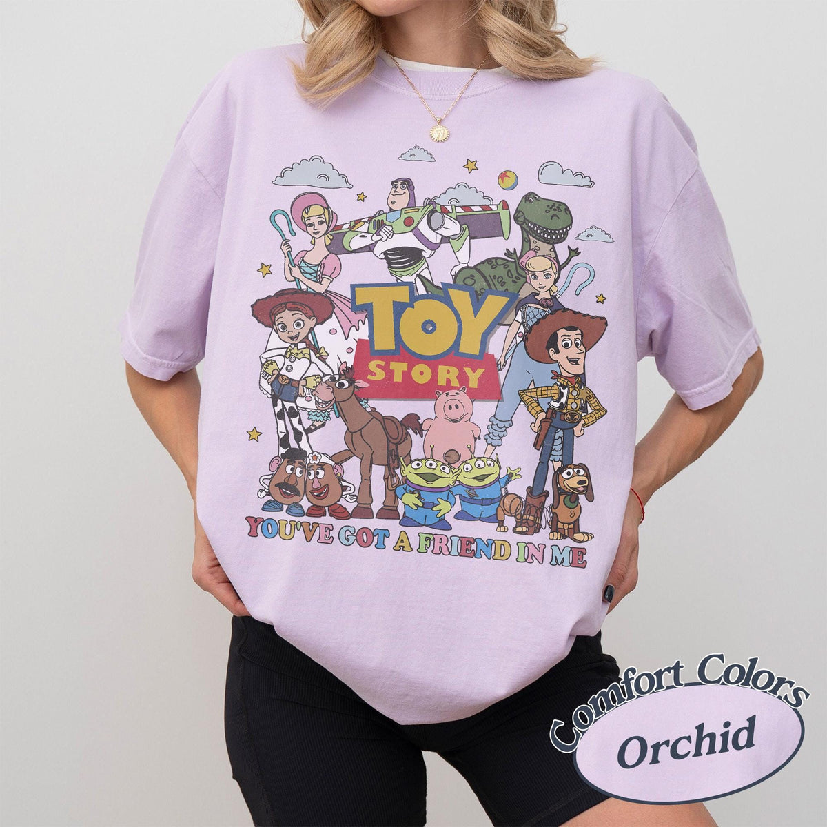 Retro Toy Story Land — Bella+Canvas Tee fan art by Snagva