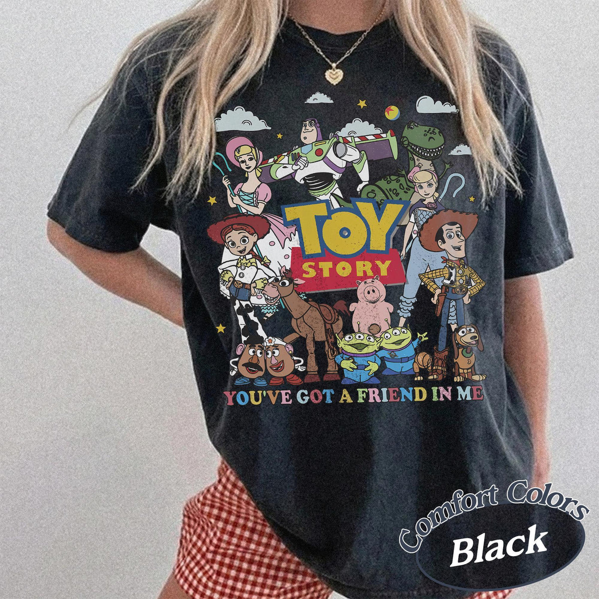 Retro Toy Story Land — Comfort Colors Tee fan art by Snagva (3)