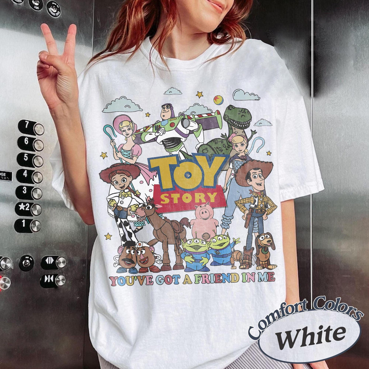 Retro Toy Story Land — Comfort Colors Tee fan art by Snagva (5)