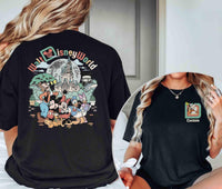 Custom Retro Walt Disney World 2 Sides — Comfort Colors Tee fan art by Snagva (6)