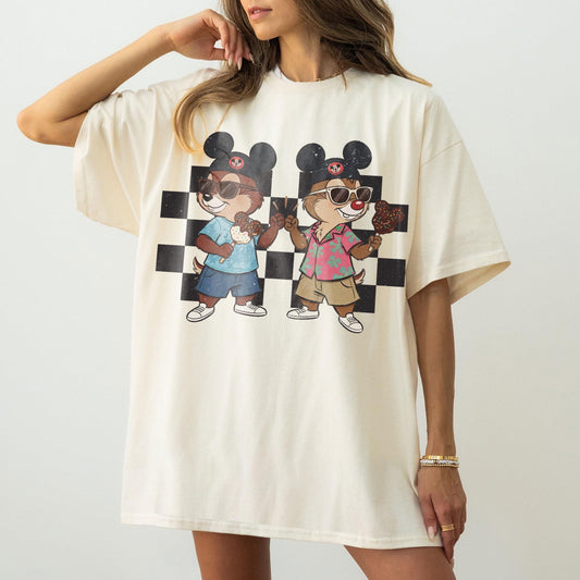 Comfort Colors Chip and Dale Checkered — Comfort Colors Tee