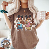 Comfort Colors Chip and Dale Checkered — Comfort Colors Tee fan art by Snagva (6)
