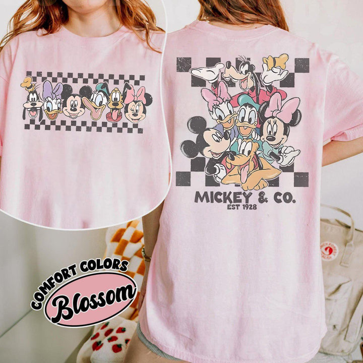 Comfort Colors® Retro Mickey & Co Est 1928 — Gildan Hoodie fan art by Snagva
