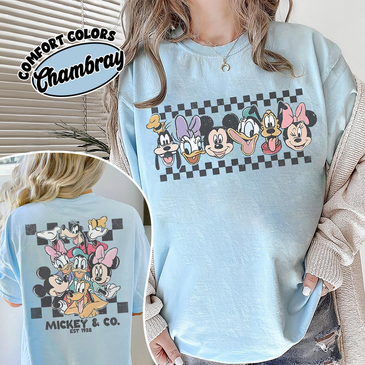 Comfort Colors® Retro Mickey & Co Est 1928 — Gildan Sweatshirt fan art by Snagva (4)