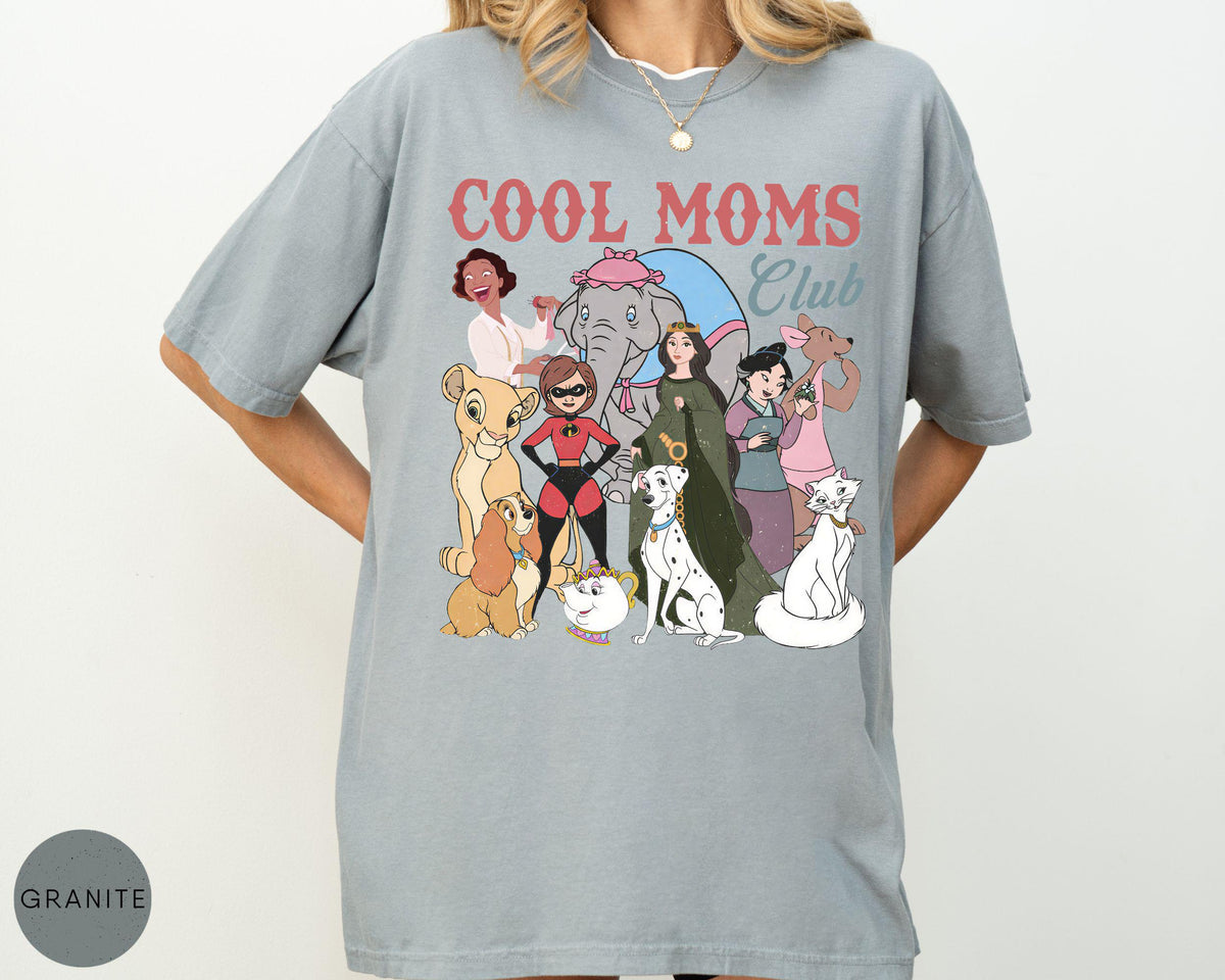 Comfort Colors® Retro Disney Cool Mom Clubs — Bella+Canvas Tee fan art by Snagva (6)