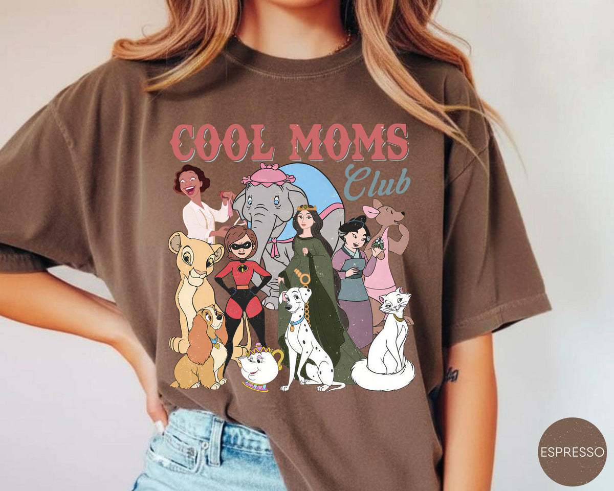 Comfort Colors® Retro Disney Cool Mom Clubs — Comfort Colors Tee fan art by Snagva (8)