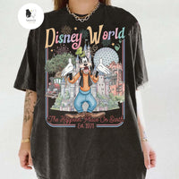 Retro All Characters Disneyworld shirts — Bella+Canvas Tee fan art by Snagva (3)