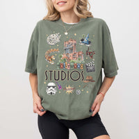 Retro Disney Hollywood Studios Comfort Colors — Comfort Colors Tee fan art by Snagva (6)