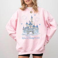 Retro Walt Disney World Castle Mickey — Bella+Canvas Tee fan art by Snagva (5)