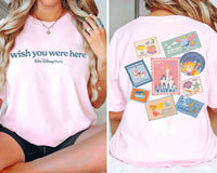 2-Sided Retro Walt Disney World Wish You Were Here — Gildan Hoodie fan art by Snagva (3)