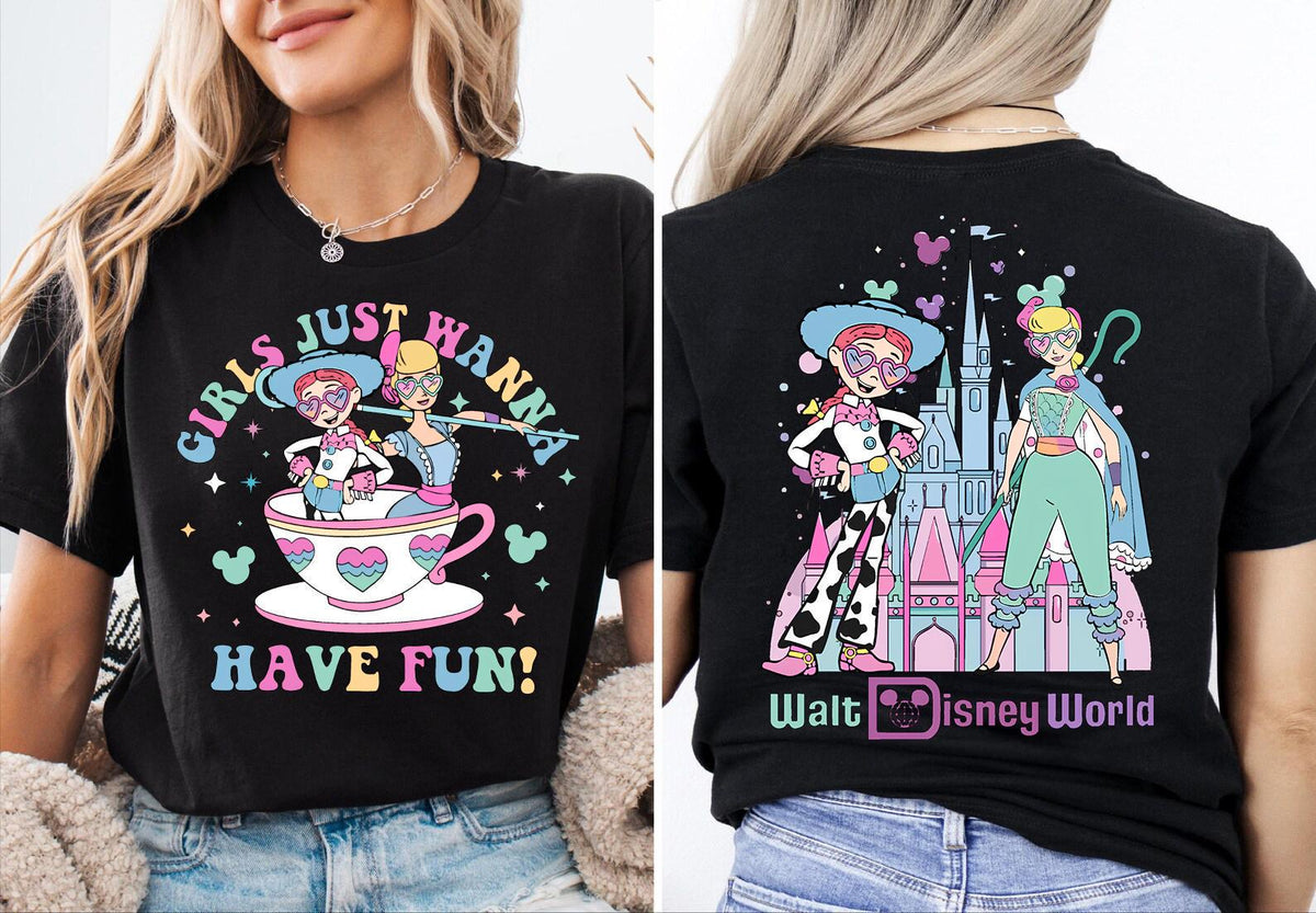 Girls Just Wanna Have Fun Disney — Gildan Sweatshirt fan art by Snagva