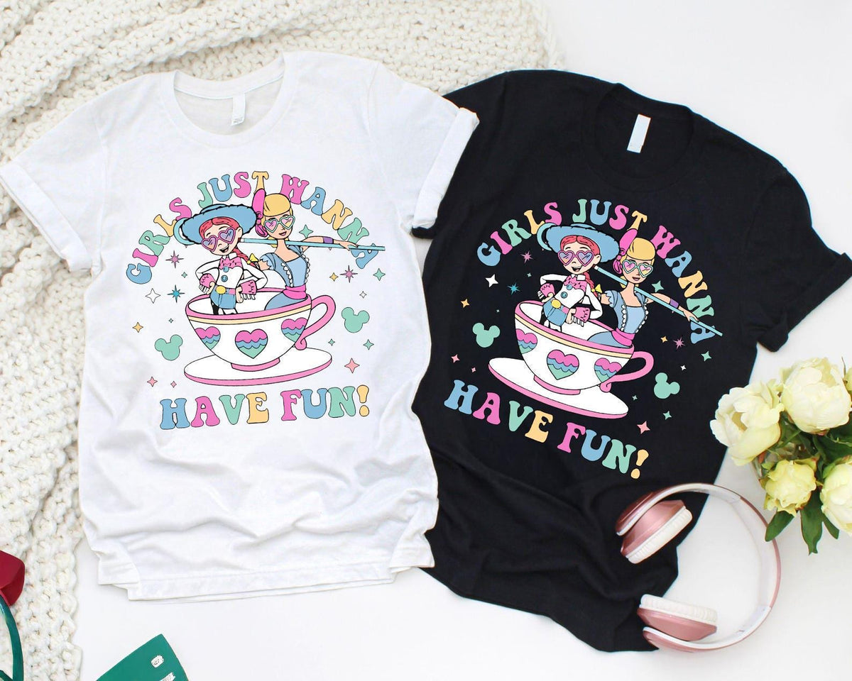 Girls Just Wanna Have Fun Disney — Gildan Hoodie fan art by Snagva (4)