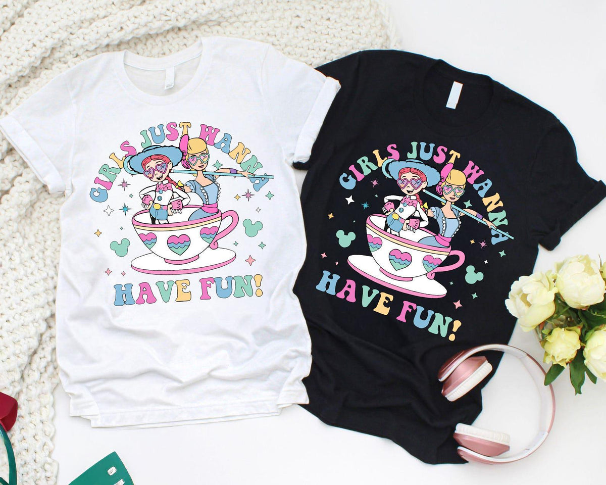 Girls Just Wanna Have Fun Disney — Comfort Colors Tee fan art by Snagva (4)