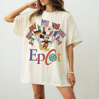Comfort Colors EPCOT World Tour Mickey — Bella+Canvas Tee fan art by Snagva (3)