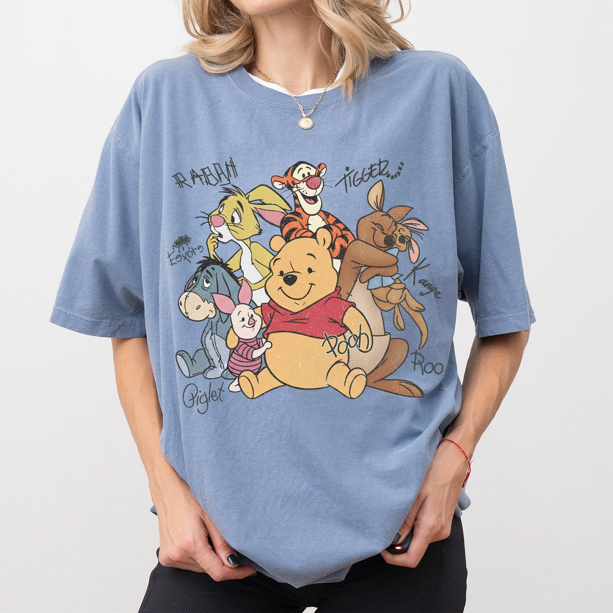 Retro Pooh and Friends Signature Comfort Colors — Comfort Colors Tee fan art by Snagva (6)