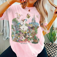 Retro Disney World Magic Kingdom — Gildan Hoodie fan art by Snagva (5)