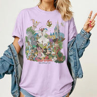Retro Disney World Magic Kingdom — Gildan Sweatshirt fan art by Snagva (6)