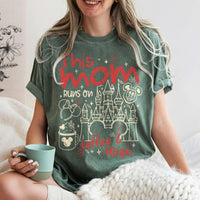 Retro This Mom Runs On Coffee & Magic — Gildan Hoodie fan art by Snagva (5)
