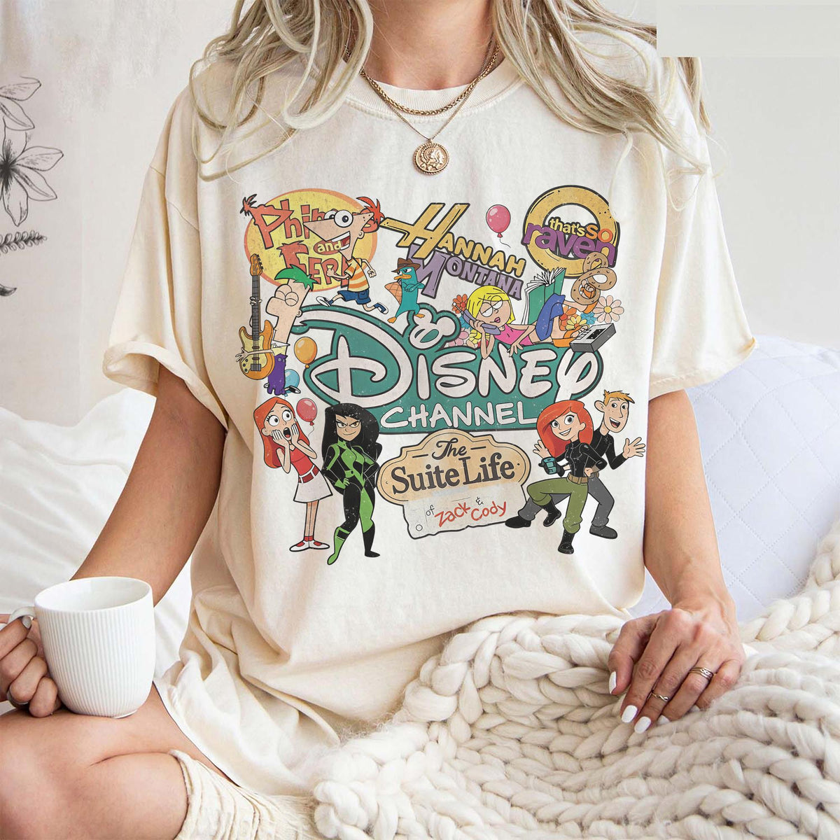 Retro Disney Channel Cartoon Characters — Bella+Canvas Tee fan art by Snagva (7)