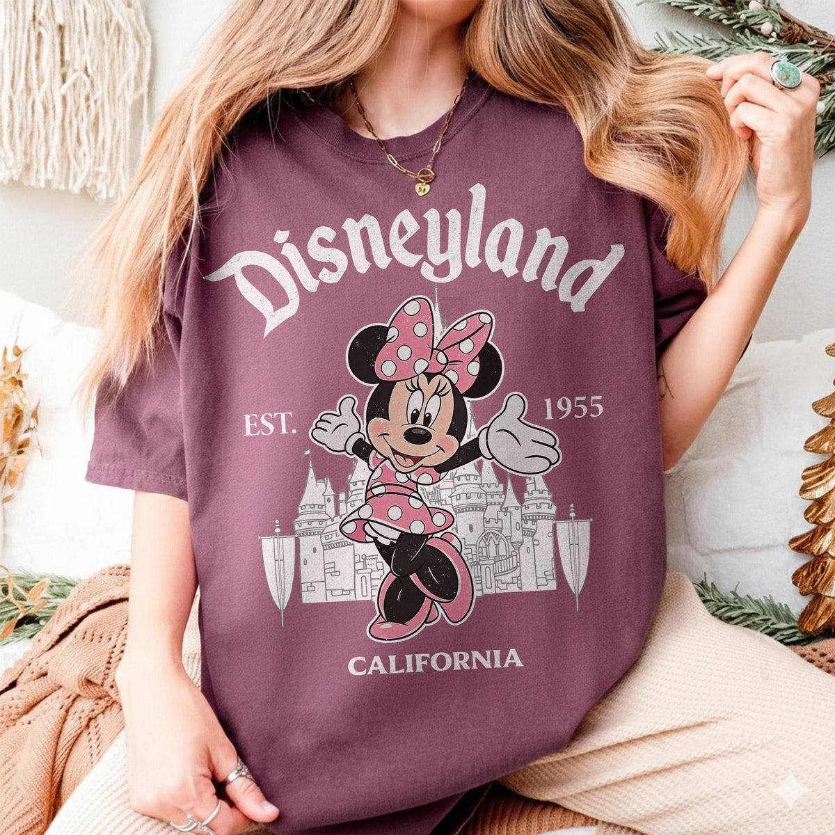 Disneyland Est 1955 Retro Character — Bella+Canvas Tee fan art by Snagva (2)