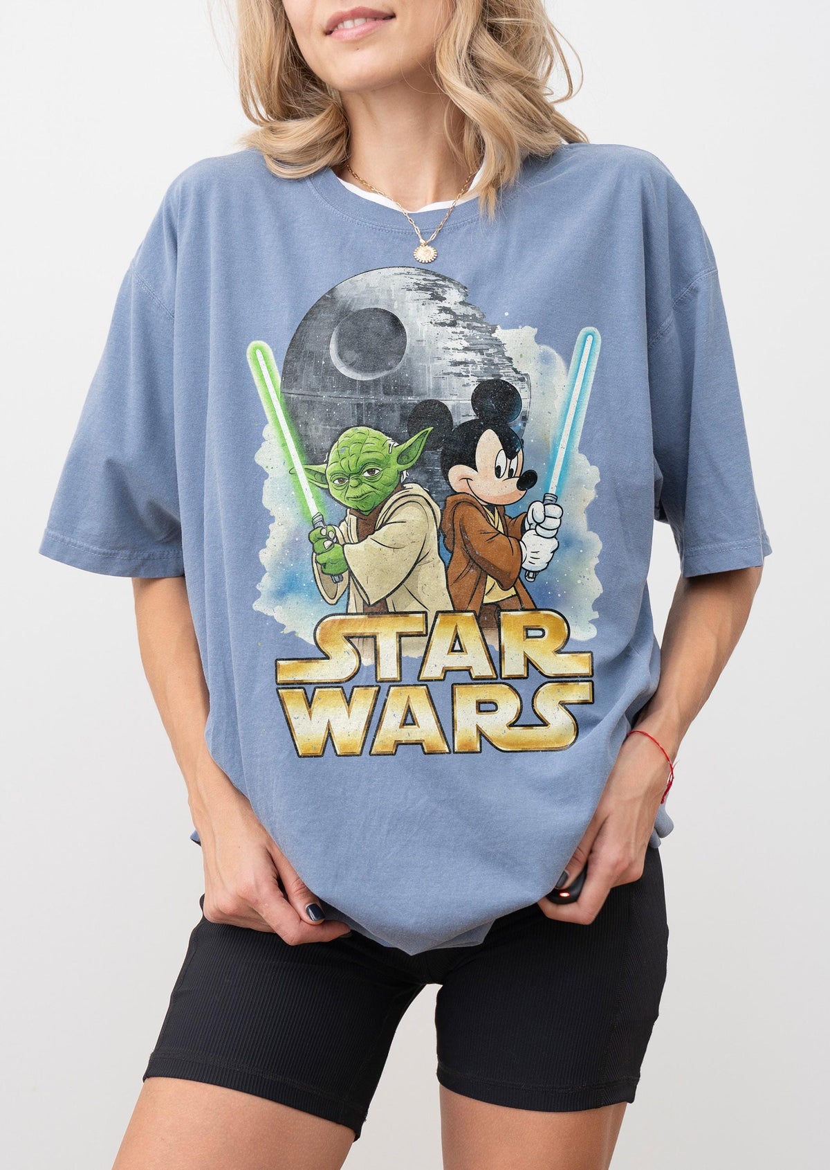 Retro Star Wars Mickey — Comfort Colors Tee fan art by Snagva (2)