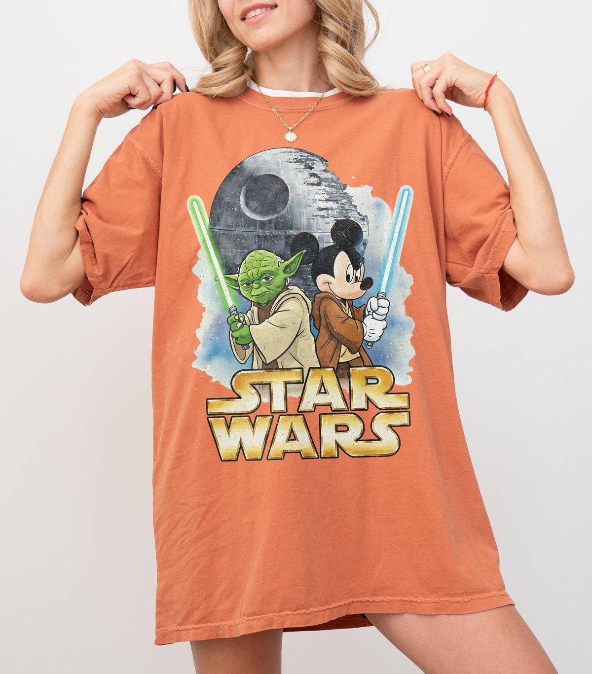 Retro Star Wars Mickey — Comfort Colors Tee fan art by Snagva (5)